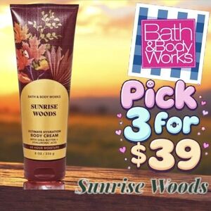 Bath and Body Works Sunrise Woods Body Cream